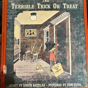 Vintage Halloween book The Terrible Trick or Treat by Edith Battles